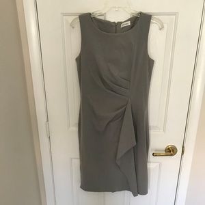 Calvin Klein Gray Size 4 Dress